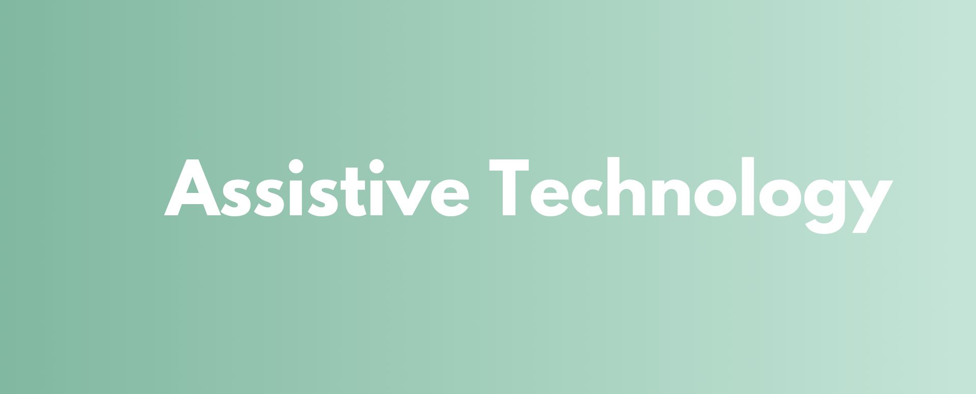 assitive technology banner